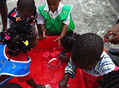 Water play  Fishing for numbers.